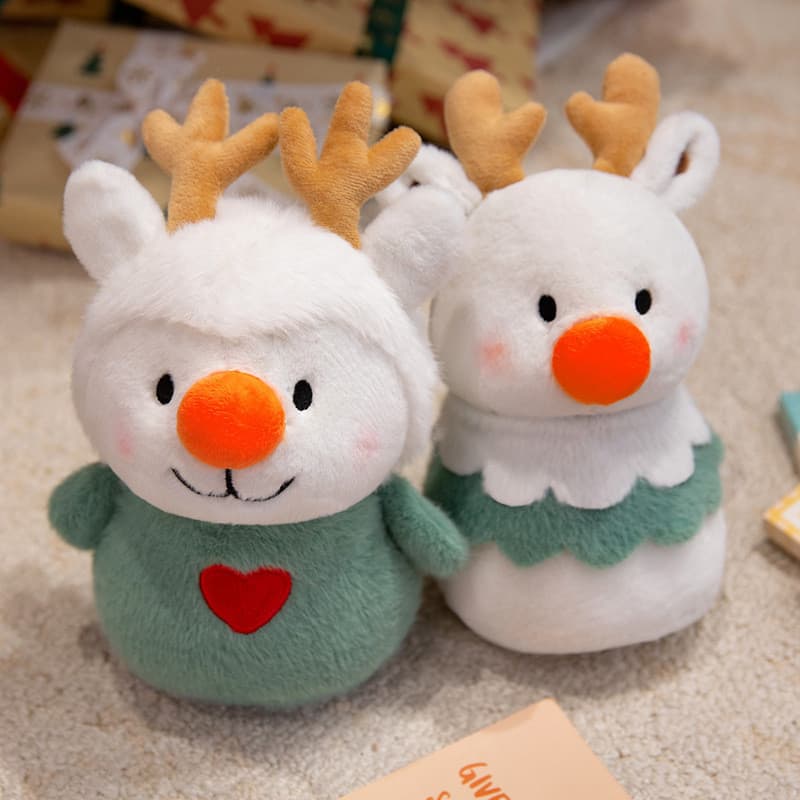 Novo Papai Noel E Rena Brinquedo De Pelúcia Bonito Boneca Crianças Evento De Natal Presente Decoração Da Árvore Casa Do