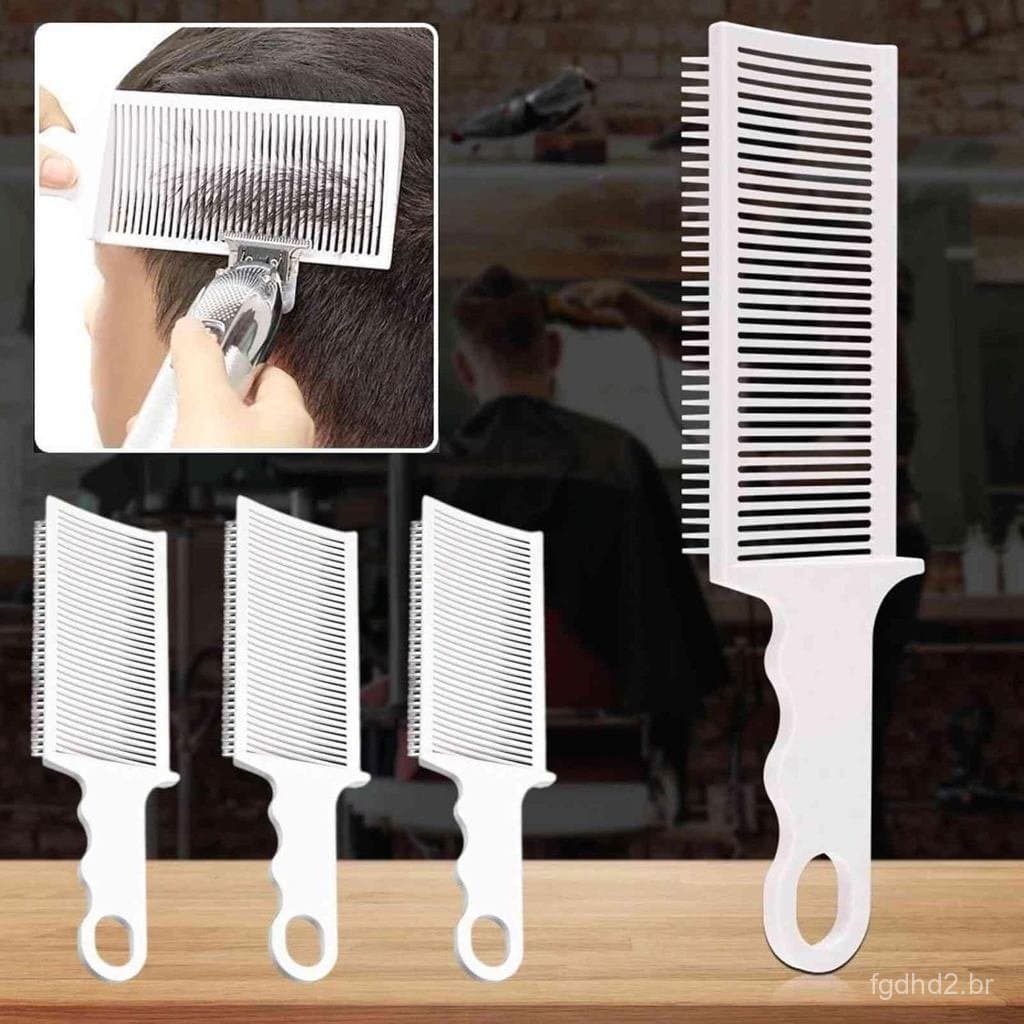 Pente gradiente para corte de cabelo, 3 peças, pente guia para posicionamento do corte, design curvo e espesso 3EUS