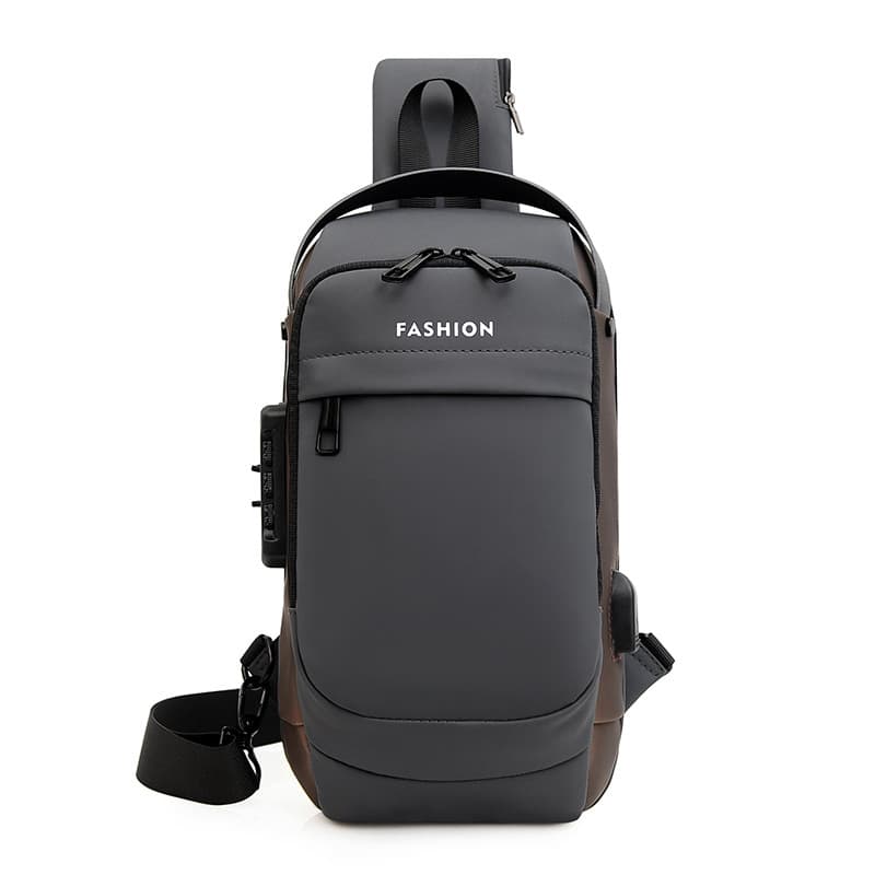 Novo saco de peito da motocicleta grande capacidade saco do mensageiro de um ombro na moda à prova dwaterproof água