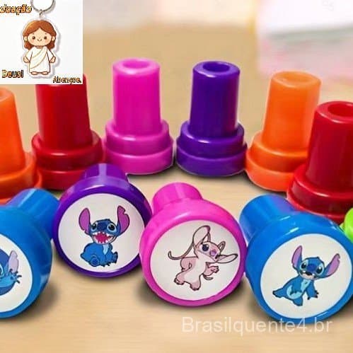 12pcs Stitch Seal Brinquedos Infantis Professor De Jardim De Infância Incentiva Presentes De Aniversário De Feriado Reco