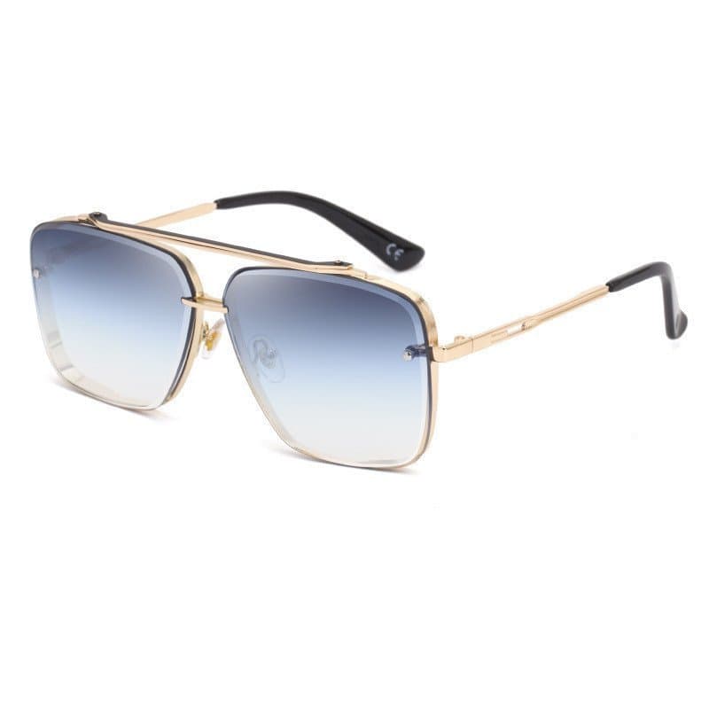 Moda Quadrada Masculina Óculos De Sol Feminino Gradiente Lentes UV400