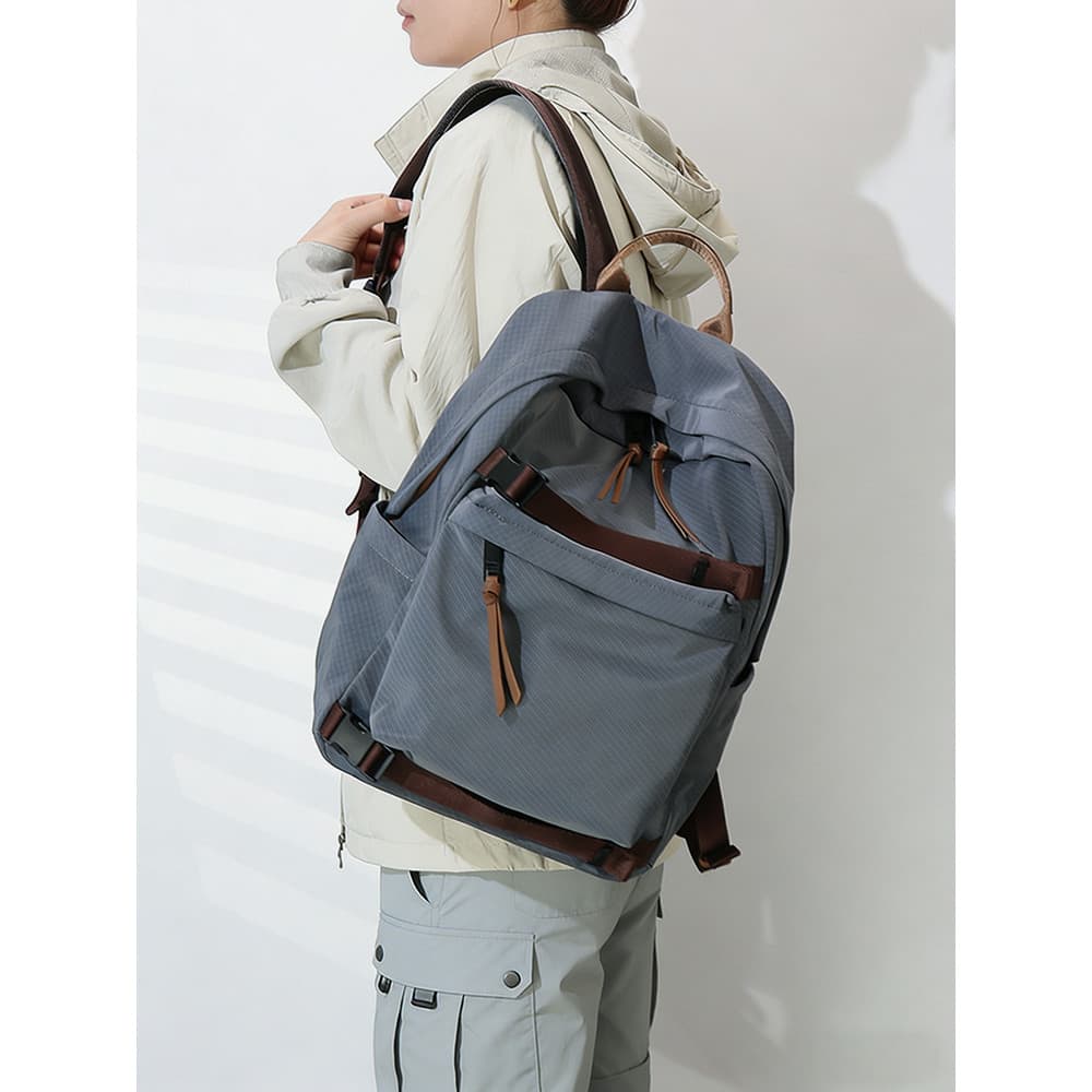 Mochila neutra leve à prova d'água de grande capacidade Aptidão Caminhadas ao ar livre Mochila para computador Bolsa par