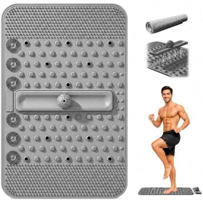 Tapete Macio De Massagem Para Pés TPR Com Bola Removível & amp ; 12 Ímãs , Almofada De Pé De Acupressão De Reflexologia