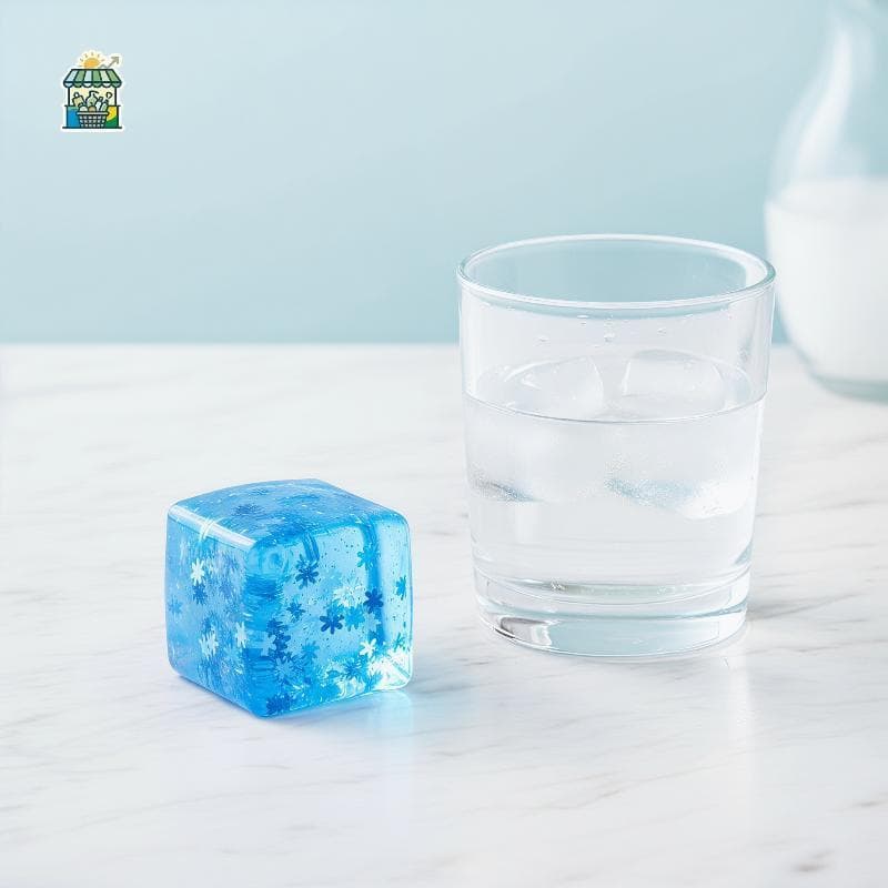 Cubos De Gelo De Floco De Neve , Brinquedo Sensorial De Ascensão Lenta , Macios , Alívio Do Estresse De Apertar , Exercí