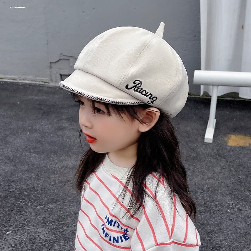 Boina infantil primavera Casual All-Match princesa boné meninos meninas estilo simples chapéu superior bebê outono inver