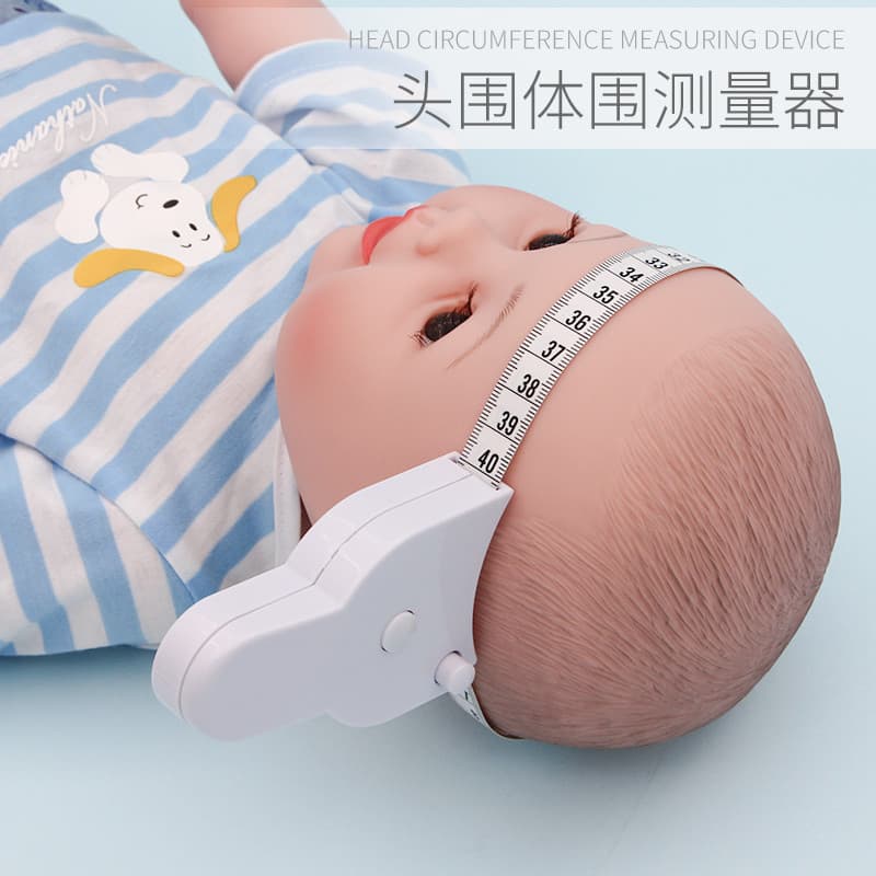 Mini fita métrica fofa portátil medição de roupas régua medição de circunferência da cabeça busto circunferência do quad