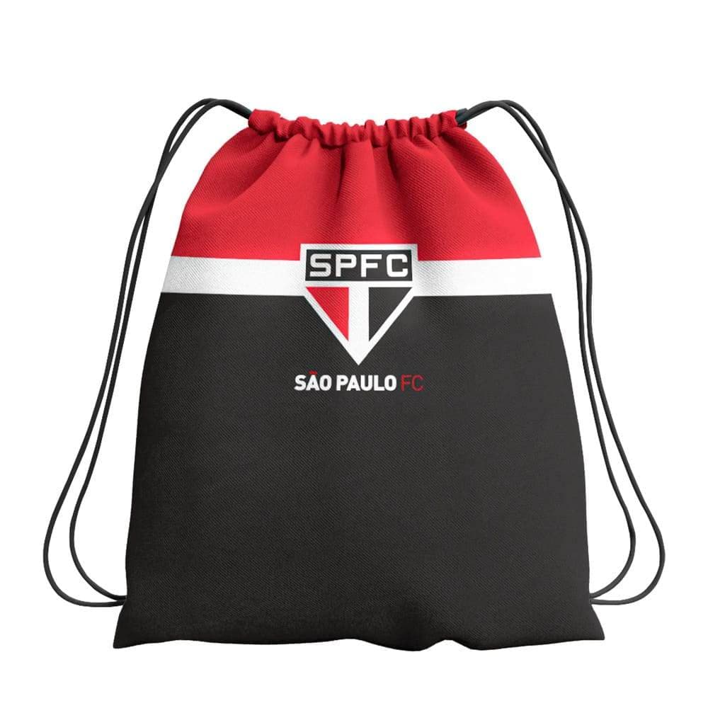 Mochila Saco São Paulo FC Vermelho/Preto