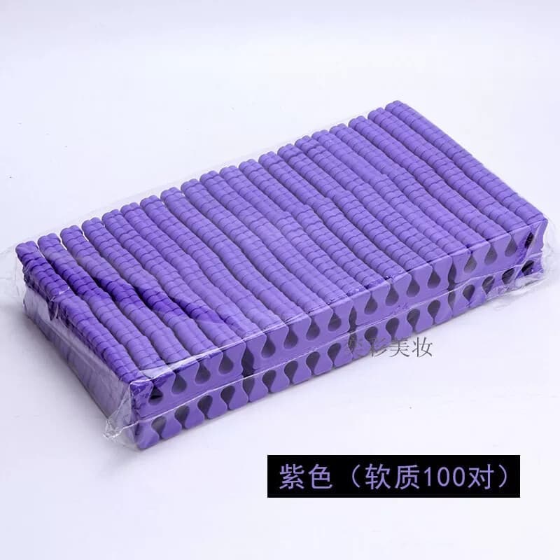 Esponja pé Clipper pé beleza unha estilo japonês Split Toe dispositivo de algodão pérola Manicure separador de unha desc