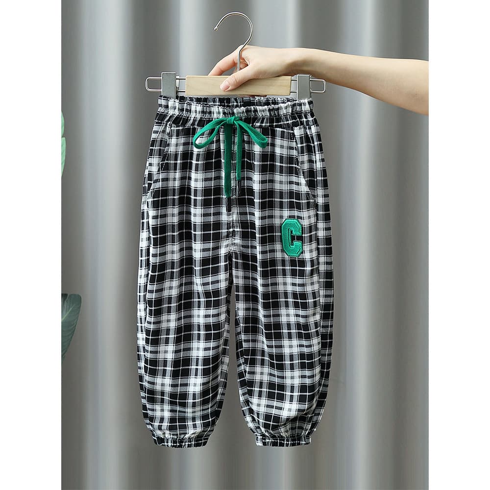 Meninos calças Anti-Mosquito 2026 novo estilo moda bebê verão Bloomers pequenas crianças verão fino Casual calças compri
