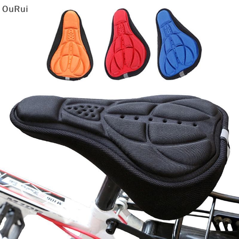 [B & C] Macio 3D Acolchoado Ciclismo Bicicleta Capa De Assento Almofada Esponja Espuma Confortável Selas Tapete Acessóri