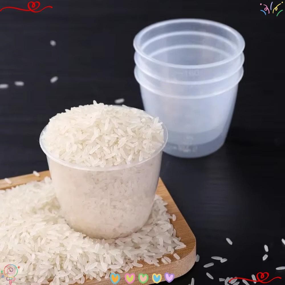 Jarras De Medição De Letras , Copo Medidor De Arroz De Plástico , 100/160ml Com Balança Digital De Cozinha