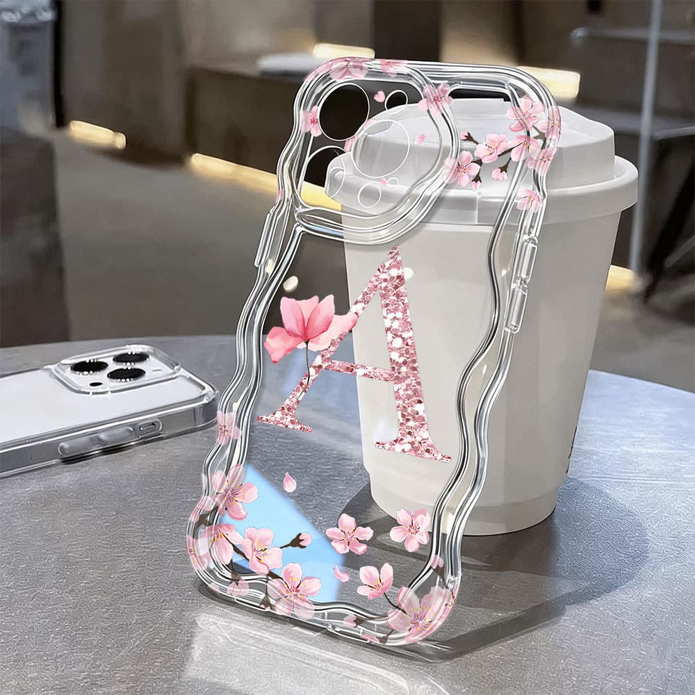 Capa Com Letras Personalizadas Para iPhone 15 PRO MAX Plus Transparente Capinha