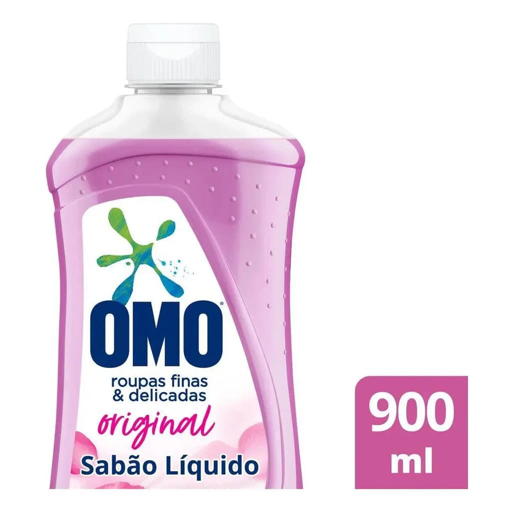 Sabão Líquido Omo Roupas Finas E Delicadas Original 900 Ml