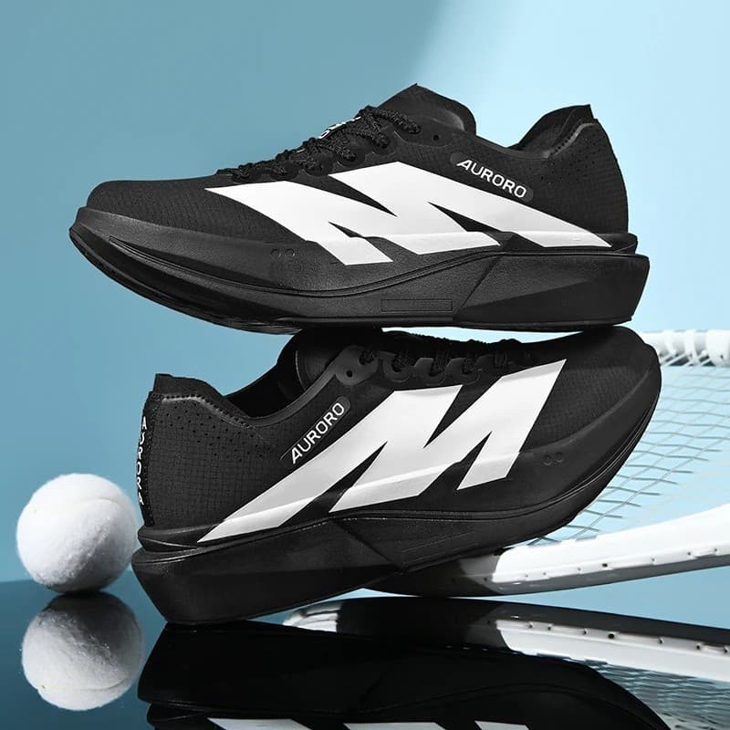Moda Masculina Mulher Ao Ar Livre Tênis De Corrida Maratona Placa Carbono Leve Conforto Casuais Respirável Jogging Sapat