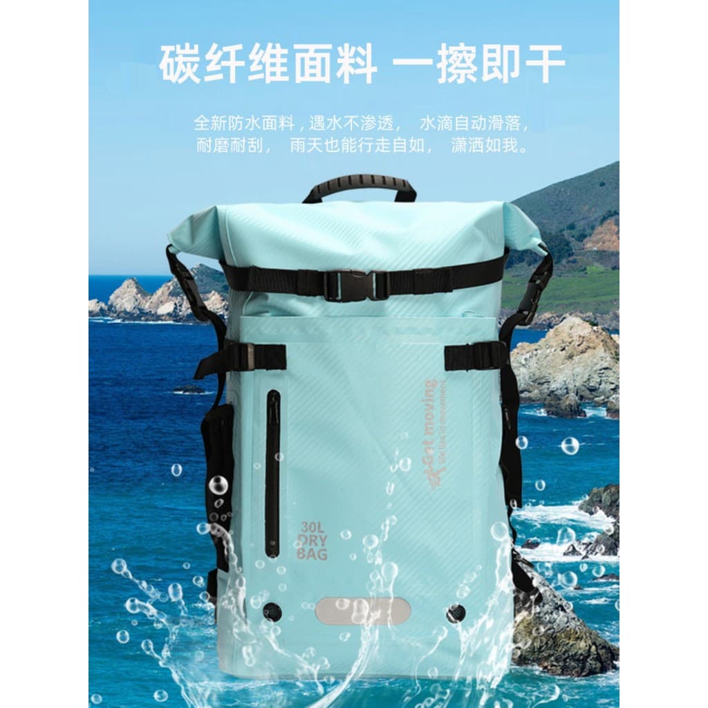 Grande capacidade à prova dwaterproof água mochila de viagem saco de armazenamento esportes ao ar livre saco praia nataç
