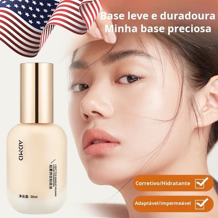 【Longa Duração】Base Líquida/BB Cream/Longa Duração/Leve/Hidratação Natural