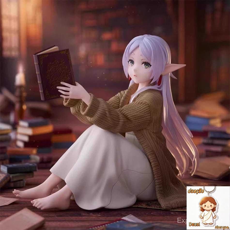 Action Figure Frieren e a Jornada Para o Além Frieren Boneco Colecionável PVC 12cm Anime