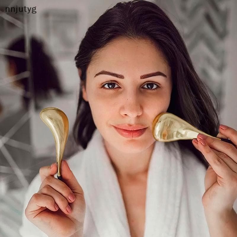 1/2 Pçs Crio Stis Congelar Globos De Gelo Colher Massageador Inchaço Anti Rugas Hoey Rolo SPA Olhos Resfriamento Bola Fe