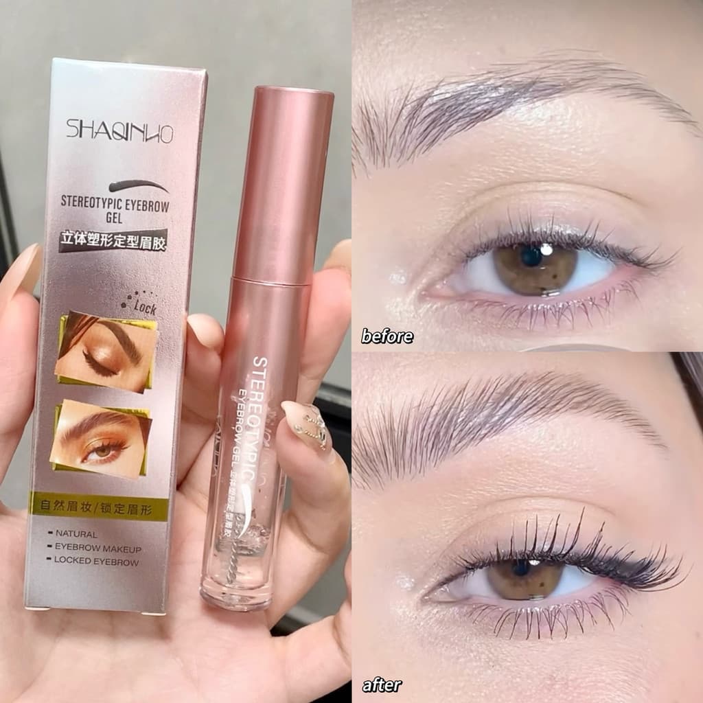 Gel De Sobrancelha Modelador E Configuração 3D , Cosméticos , Transparente