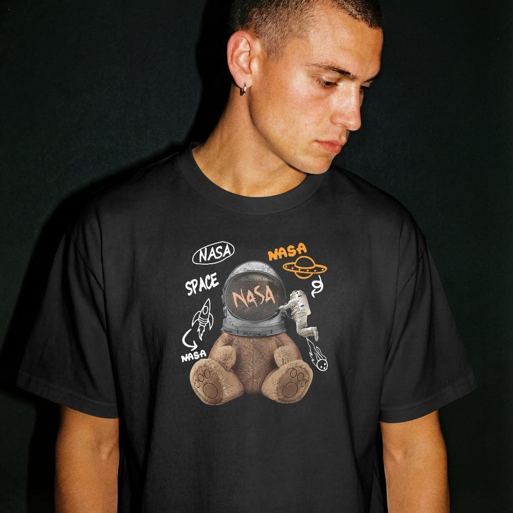 Camiseta URSO DE PELUCIA Estampa de Alta Qualidade 100% Algodão Macia e Respirável para Uso Diário Conforto e Elegância
