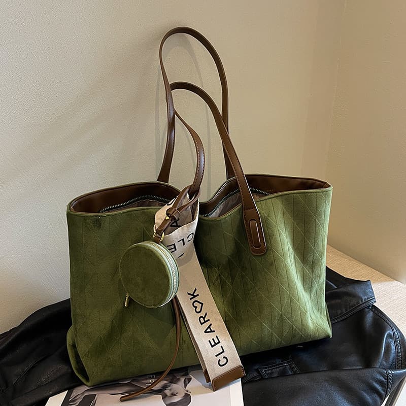 Bestseller internacional: bolsa tote vintage de alta qualidade e versátil para mulheres, leve, de grande capacidade, cas