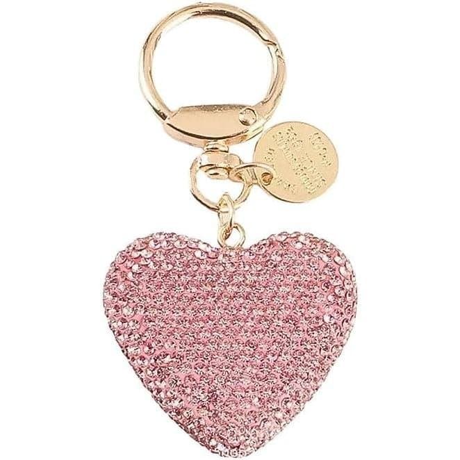 Chaveiro de Coração com Strass para Mulheres, Brilhante e Fofo para o Dia dos Namorados, Decoração para Carro e Bolsa, P