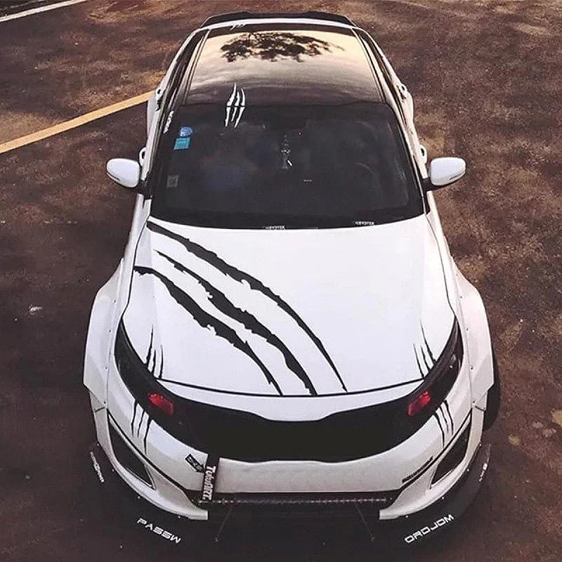 Adesivos De Carro Garra Fantasma Capô Do Adesivo De Vinil Modificação Criativa Reflexivos Diabo Pata Arranhões Decoração