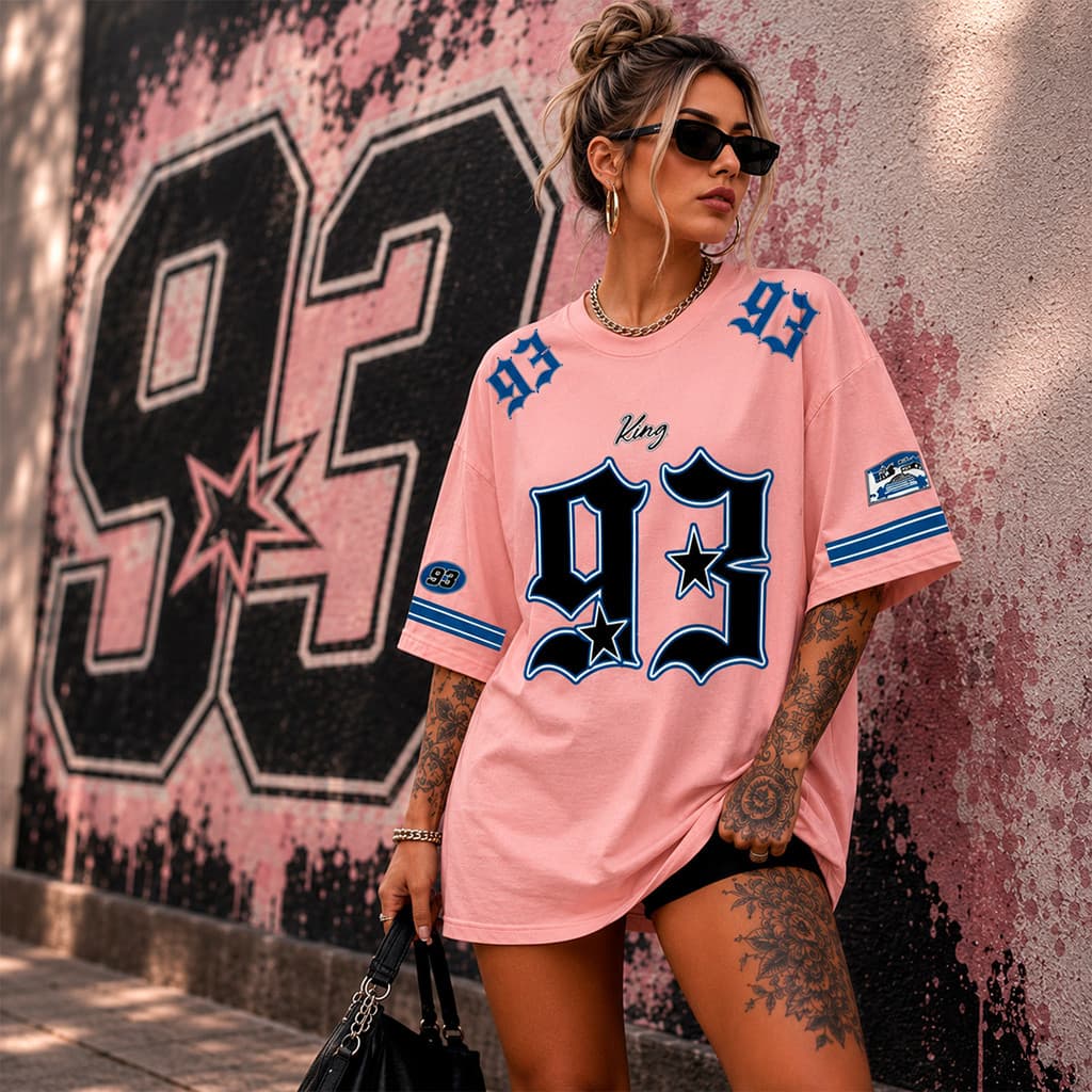 Camiseta Streetwear Feminina Camisa New York King 93 Promoção Plus Size Lançamento