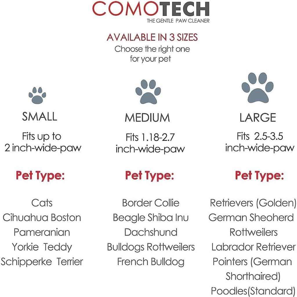 Limpador de Patas 7 em 1 para Cães e Gatos - Inclui 1 Lavador de Patas Portátil, 1 Escova de Banho, 2 Escov