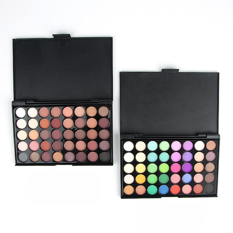 【Fácil Aplicação】 Eyeshadow Palette Matte Shimmer Neutral Smoky Makeup Kit / Paleta de Sombras/Brilhante/Para Maquiagem