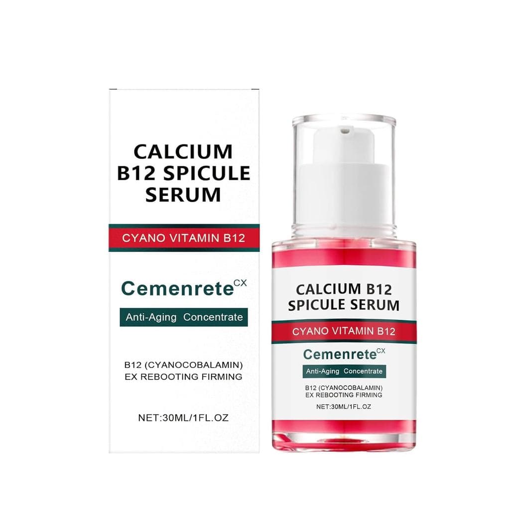 Sérum de Espículas de Cálcio B12, Vitamina B12 Ciano, Concentrado Anti-Envelhecimento, Essência Rejuvenescedora e Firmad