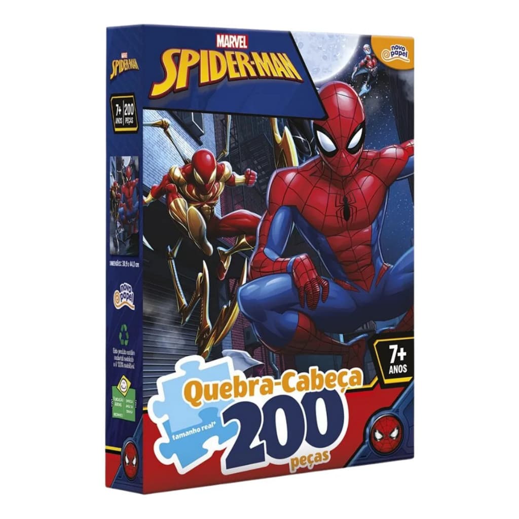 Quebra Cabeça 200 Peças Homem Aranha - Toyster