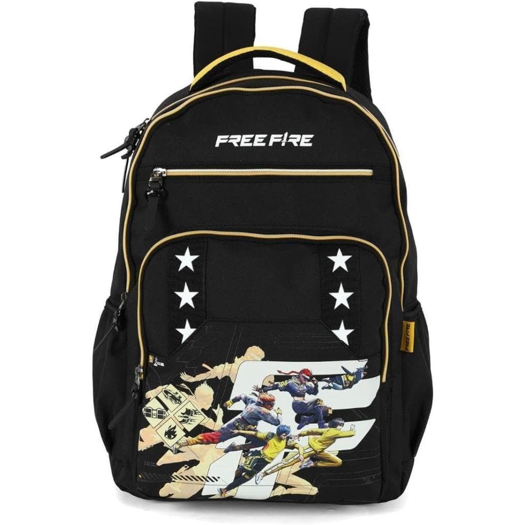 Mochila Costas Masculina Free Fire Preto Luxcel Ms49784ff