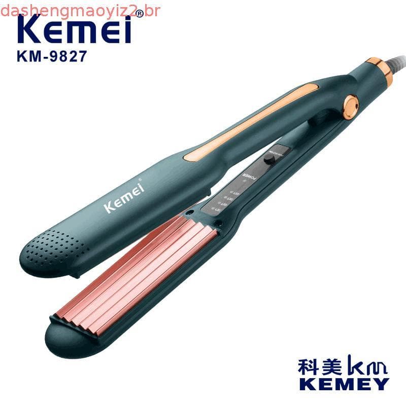 Kemei KM-9827 Corn Splint Little Wave Curler Rolo De Ovo Em Coreano Perm Permissão De Ondulação De Água Fofo De Ferro P