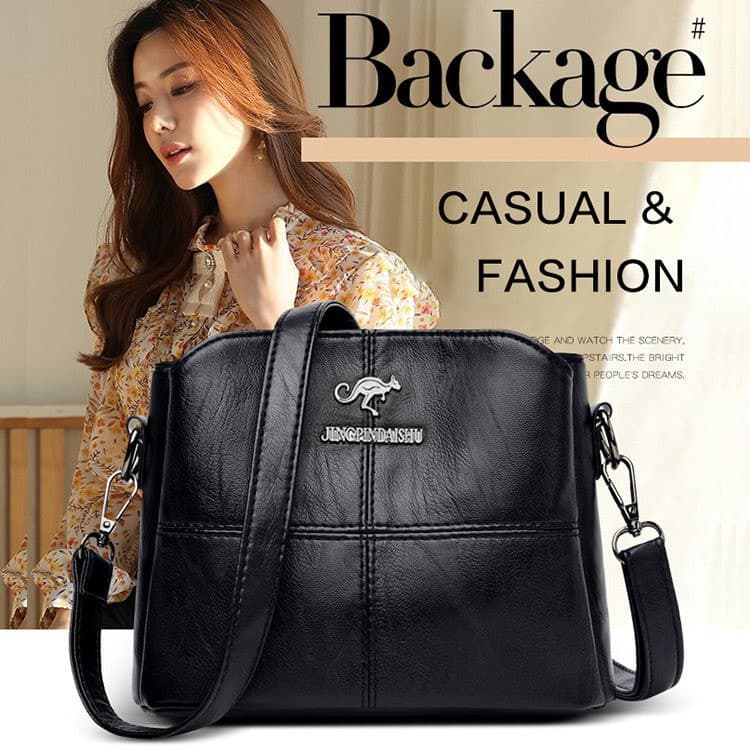 【Grande Capacidade】[Design Versátil] Bolsa Feminina de Ombro/Transversal Bolsa/Mãe