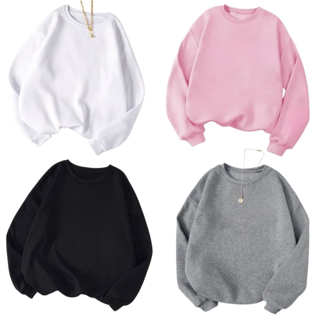 Blusa Feminina Inverno Capuz Flanelada Casual Estilo Oversized Tendência Moda