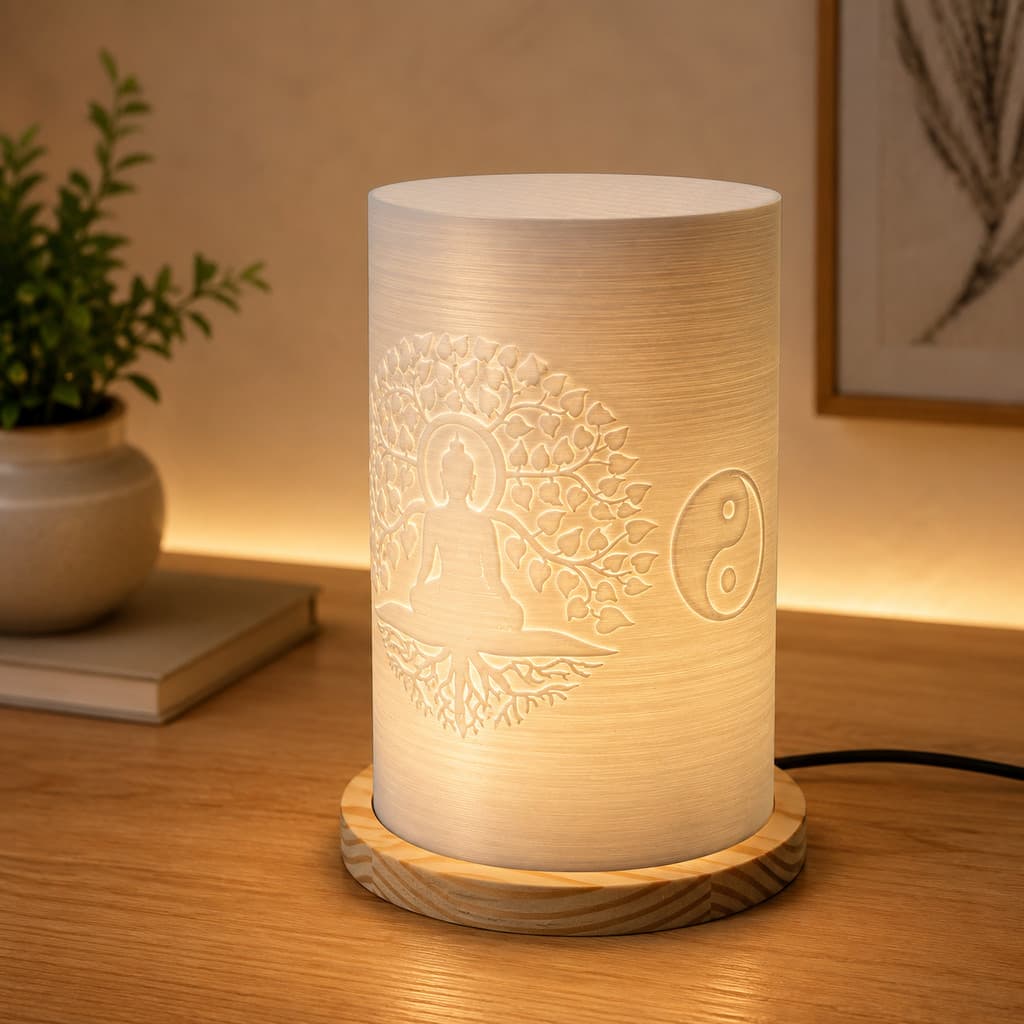 Abajur Luminária de Mesa Bivolt Quarto Sala Escritório Decoração Bivolt