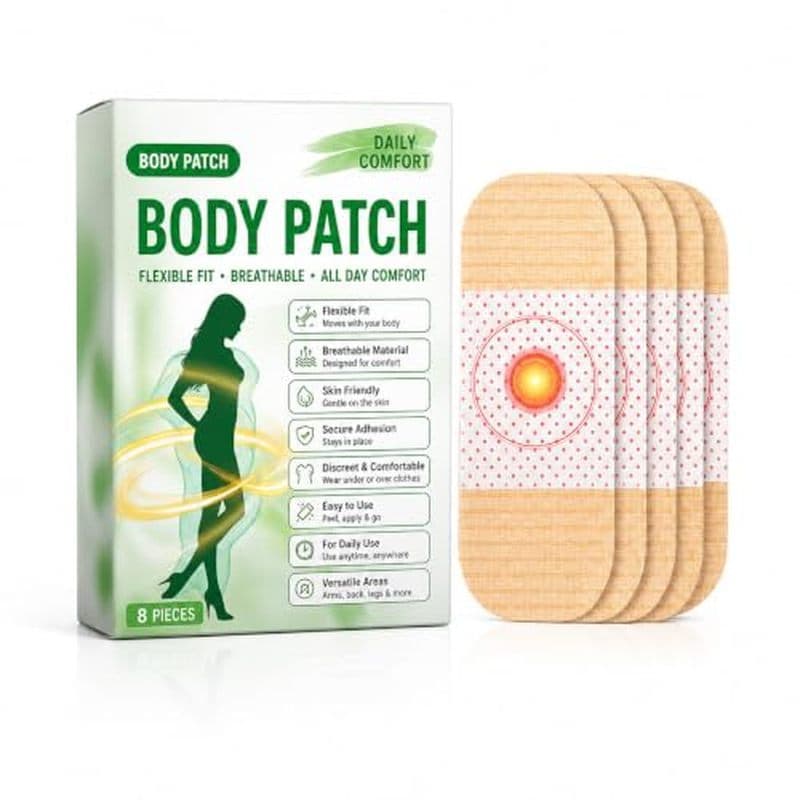 Patches Para Cuidados Com O Corpo-Hidratante Diário Suave & amp ; Leve , 3 Pacotes , 24 Peças