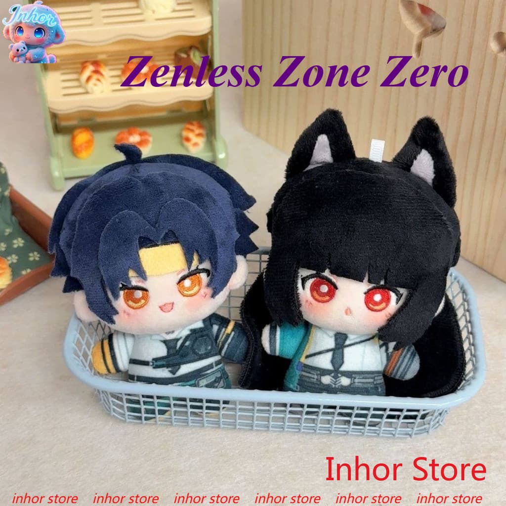 Brinquedo de Pelúcia Zenless Zone Zero de 10cm, Asaba Harumasa Hoshimi Miyabi, Boneca de Algodão Macio para Fãs