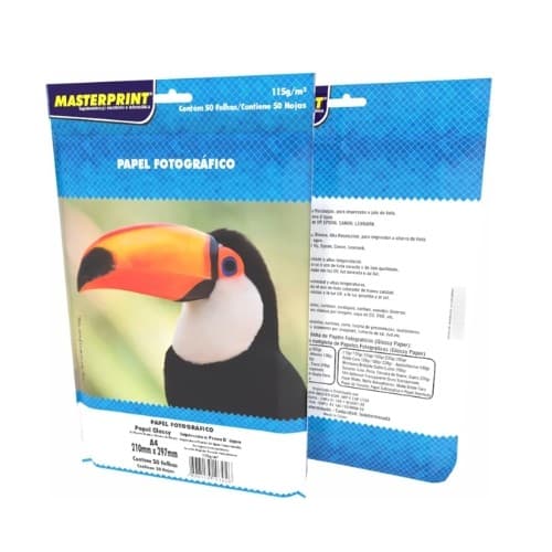 Papel Fotográfico Glossy 115g A4 - M Print