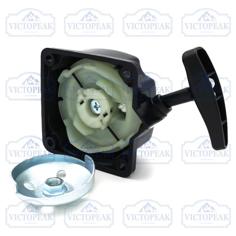 40-5 Recoil Pull Starter Com Placa De Lingueta De Ferro Fit Cortador De Escova Peças De Reposição Para Aparador De Grama