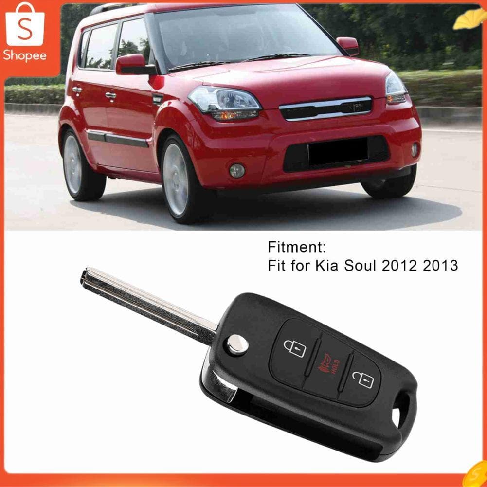 Hap Huiop chave fob caso capa protetora durável para alma 2012 2013 substituir botões quebrados tamanho compacto fácil