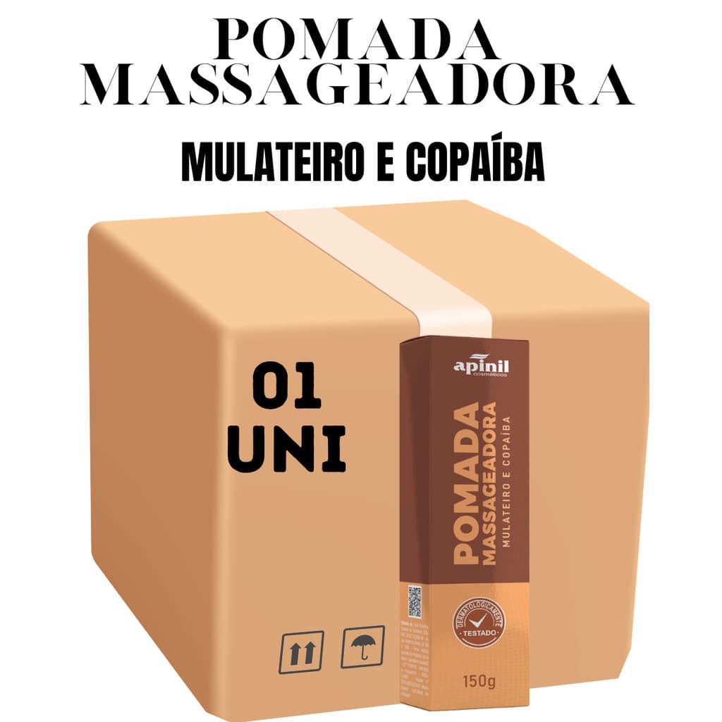 Pomada Mulateiro e Copaiba 150G  Apinil (Campanha)