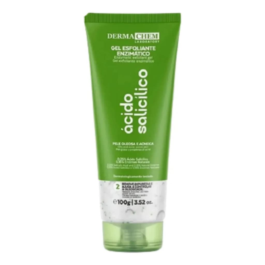 Gel Esfoliante Ácido Salicílico Pele Oleosa 100g Dermachem