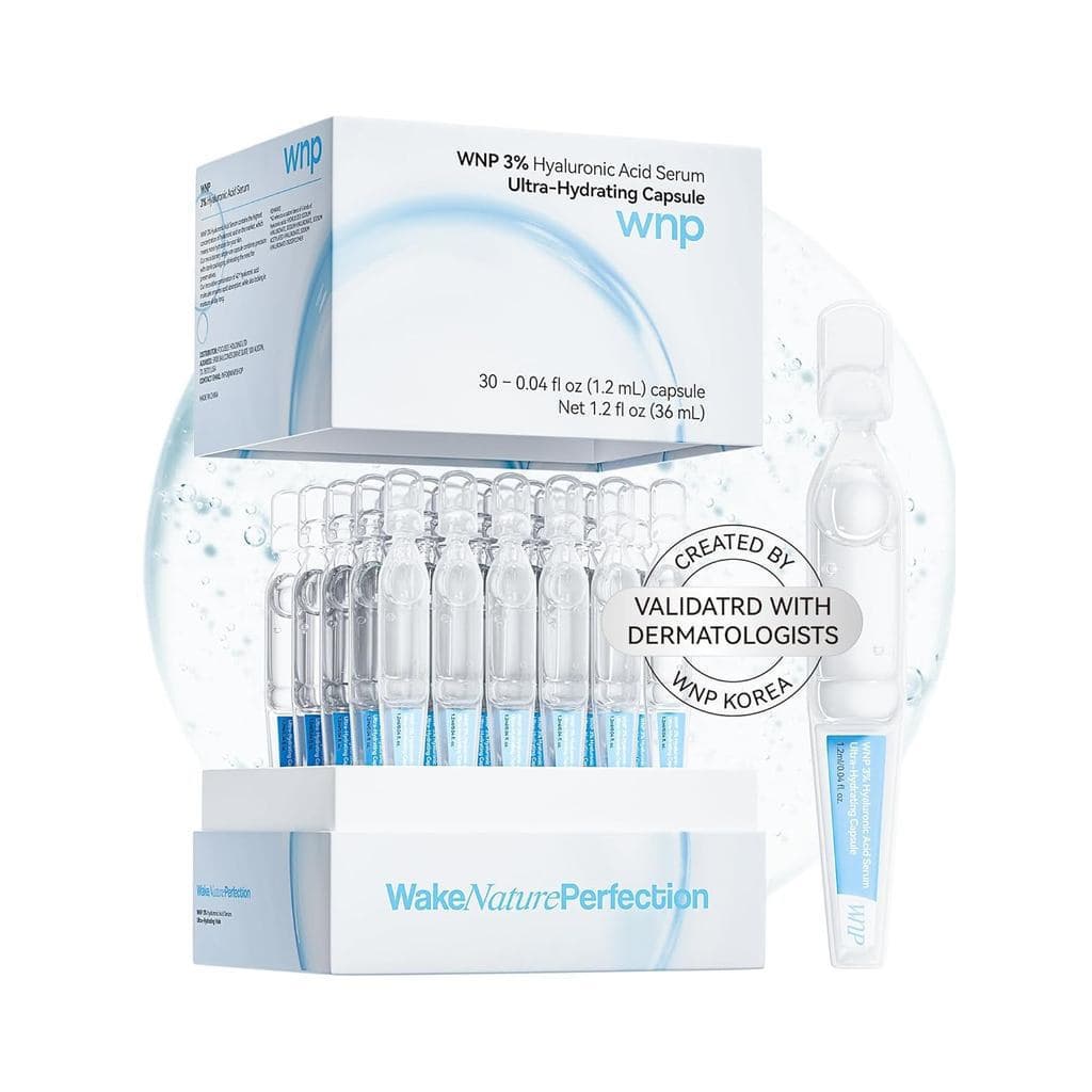 Sérum de Ácido Hialurônico 3% – Hidratante Multicamadas 4D – Embalagem em Tubo Descartável, 30 Tubos
