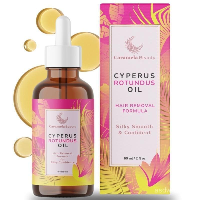 CaramelaBeautyÓleo de Cyperus Rotundus para Redução Permanente de Pelos Q95G