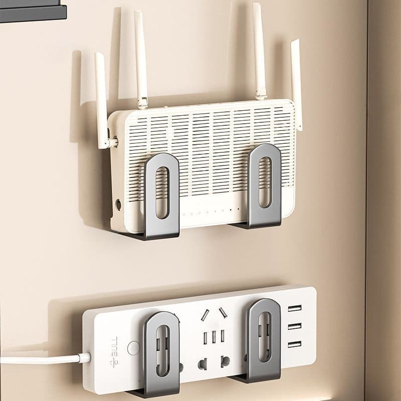 TOZ roteador gancho titular rack de parede caixa de armazenamento sem perfuração fixado na parede luz gato wifi colocaçã
