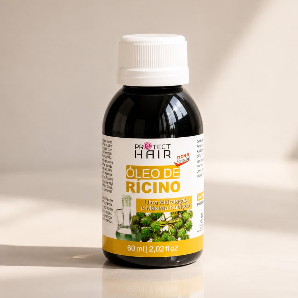 Óleo capilar vegetal de Rícino protect hair 60ml