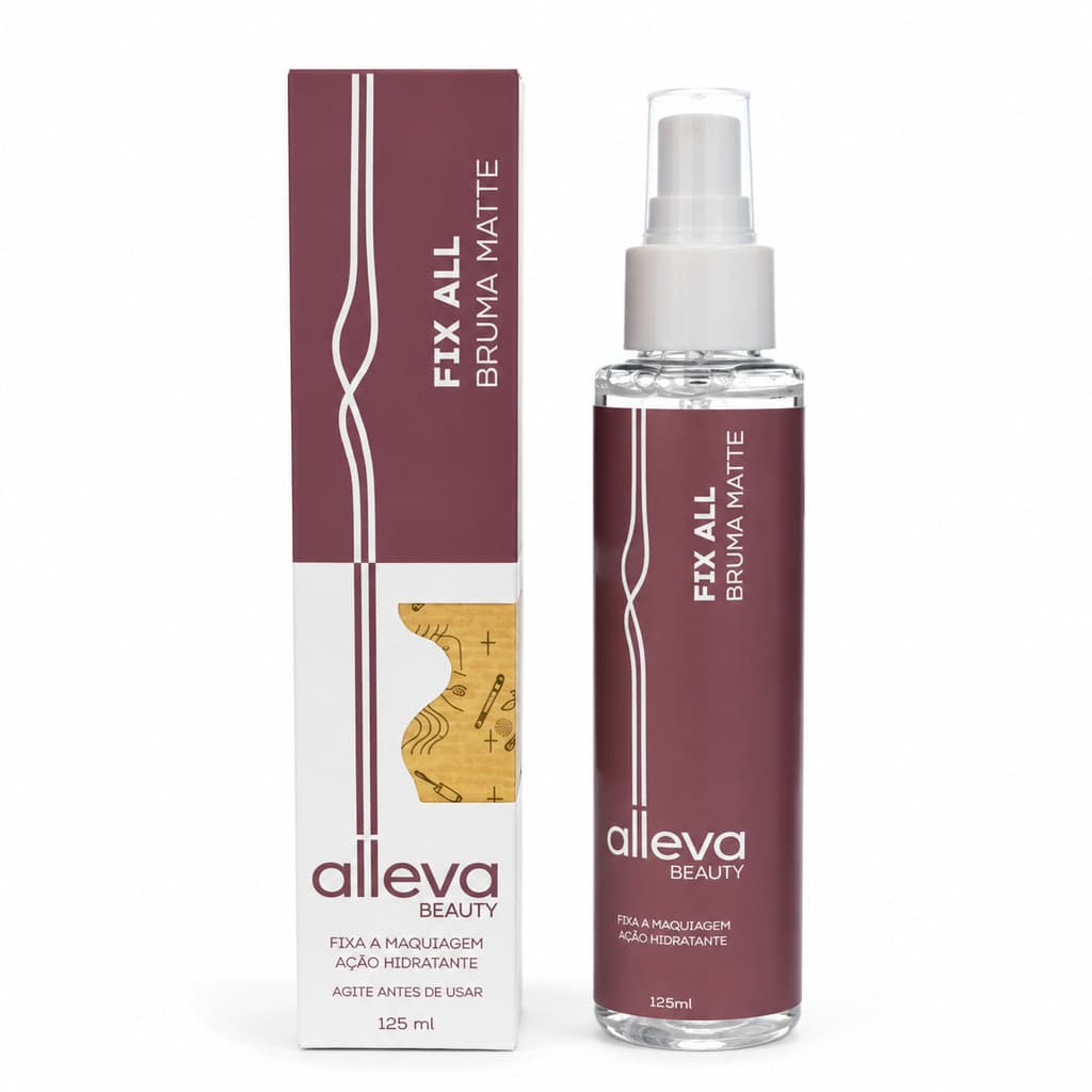 Bruma Facial Alleva Fixadora e Refrescante