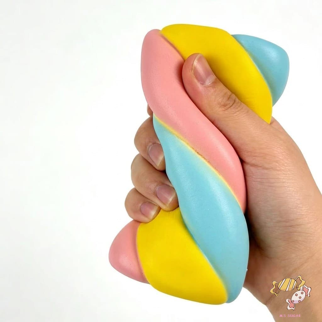 Brinquedo De Descompressão De Pitada De Marshmallow De Recuperação Lenta-Alívio De Estresse De Material PU Para Casa De